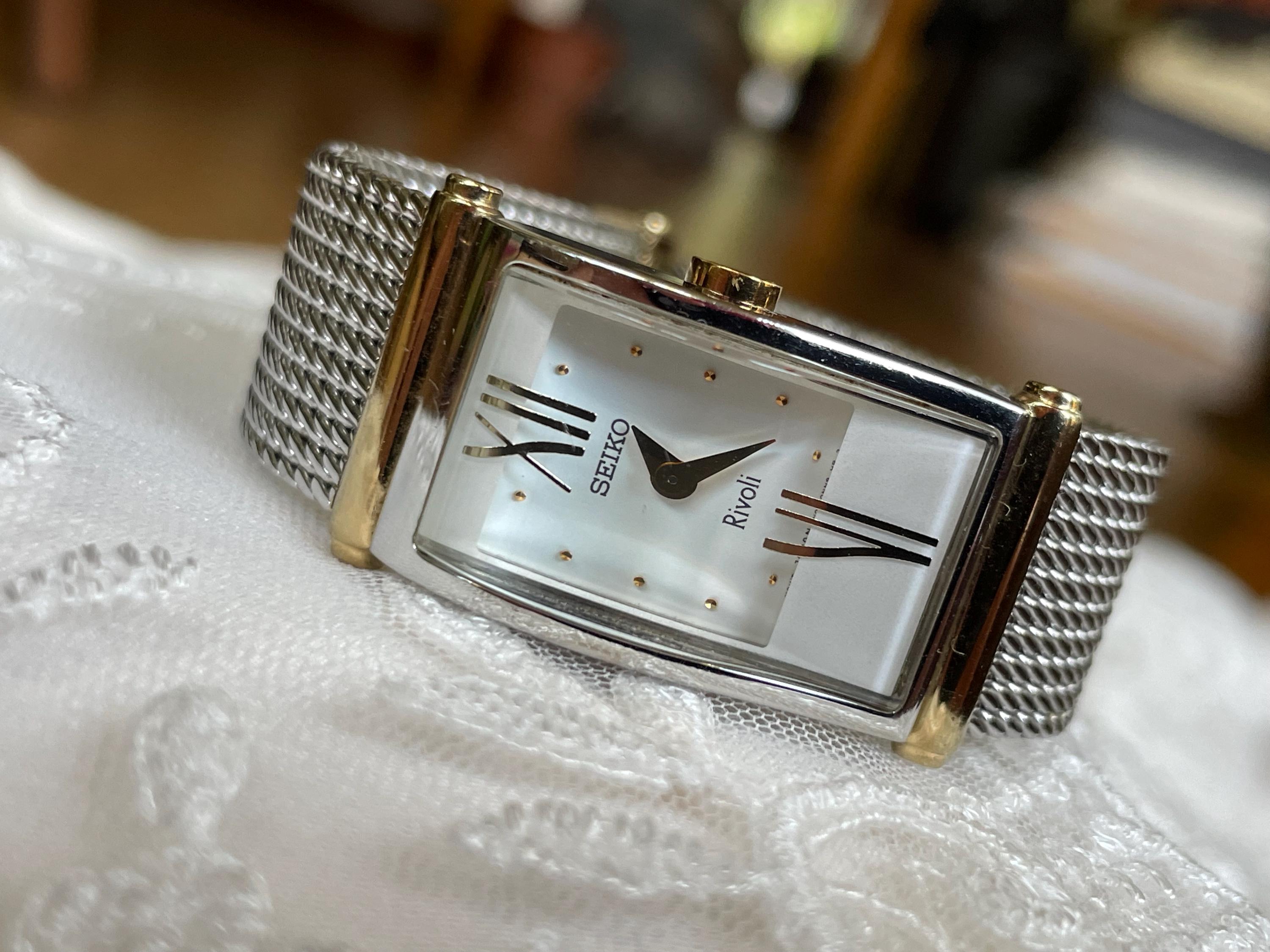 Elegant 1980’s Vintage Quartz Japanese Ladies Dress Watch Seiko Rivoli ...