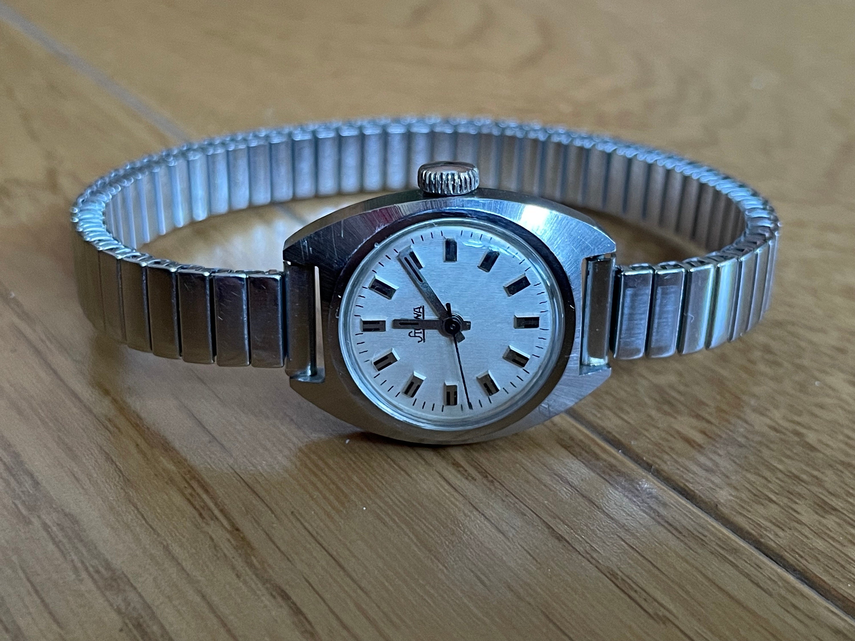 Stunning vintage 925 sterling silver Stowa ladies\' wristwatch Elegant 1960 Vintage German Ladies Wristwatch Stowa Silver  main image 4