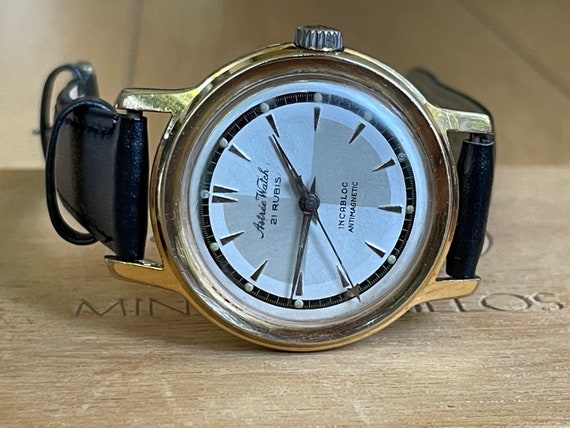 Elegante reloj de pulsera mecanico suizo vintage de los anos 60 para hombre reloj Astree con caja de color dorado reloj mecanico suizo para hombre reloj retro de regalo para hombre
