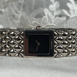 ChaneI Vintage Womens Watch Black and Silver-Tone Chanel Premiere Watch in Silver Tone Steel Hardware and  main image 2