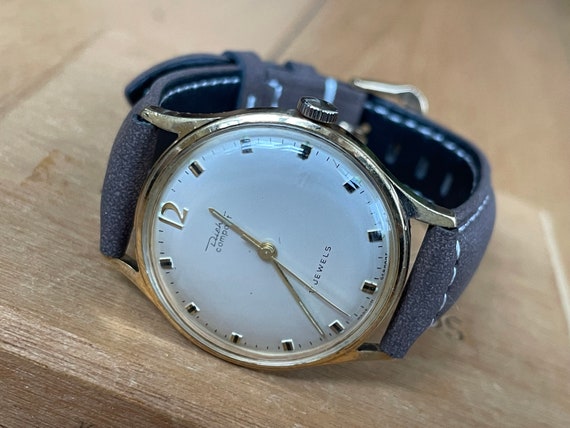 1950 German Vintage Mechanical Men's Wristwatch D… - image 8