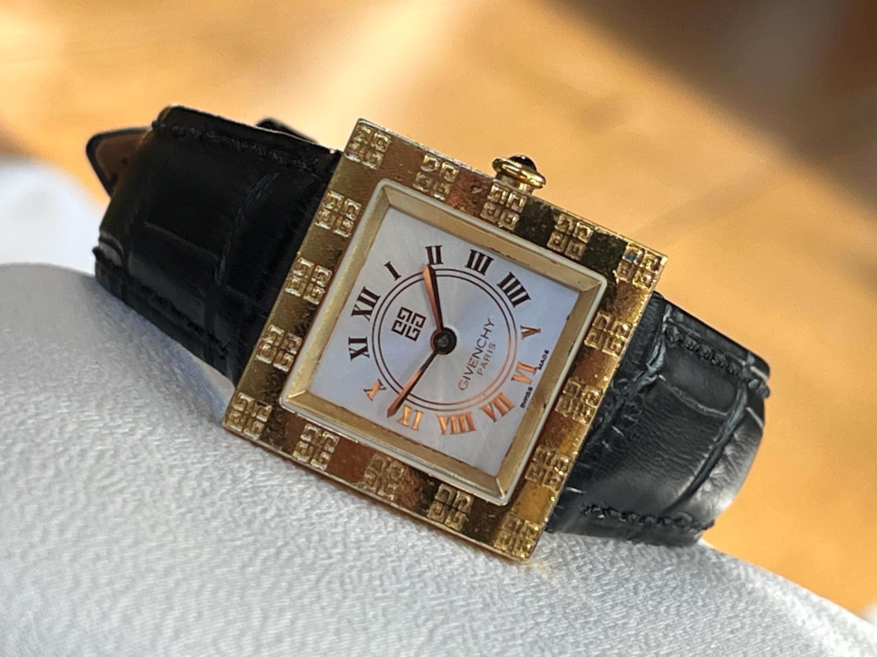 Vintage Givenchy Watches Women Leather - Etsy