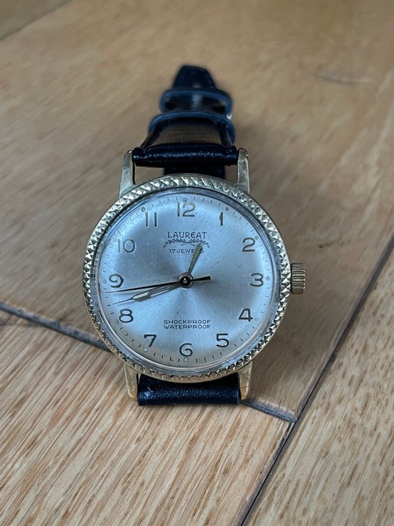 Vintage 1960 Swiss Men's Wristwatch Laureat, Rare… - image 2