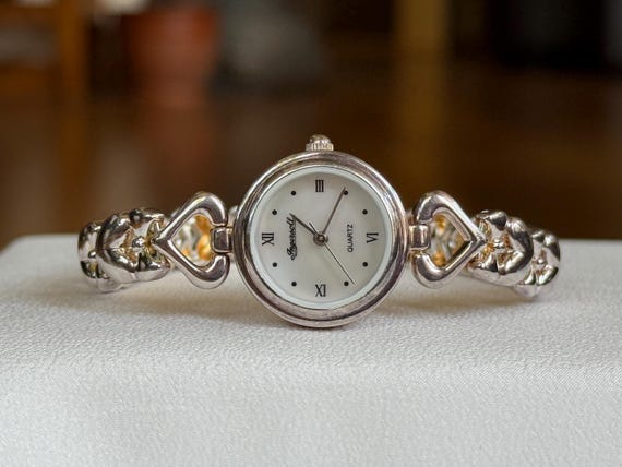 Elegant 925 Sterling Silver Bracelet Watch Elegant Italian Vintage Small Quartz Ladies Dress Watch  main image 4