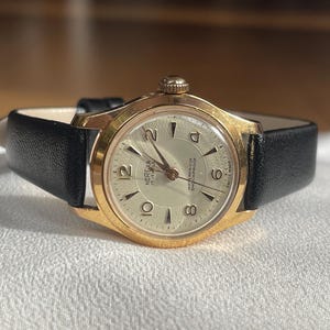 Elegante orologio da donna vintage svizzero degli anni '60, cassa color oro Norexa, orologio da cocktail vintage svizzero da donna, orologio retrò da donna, regalo