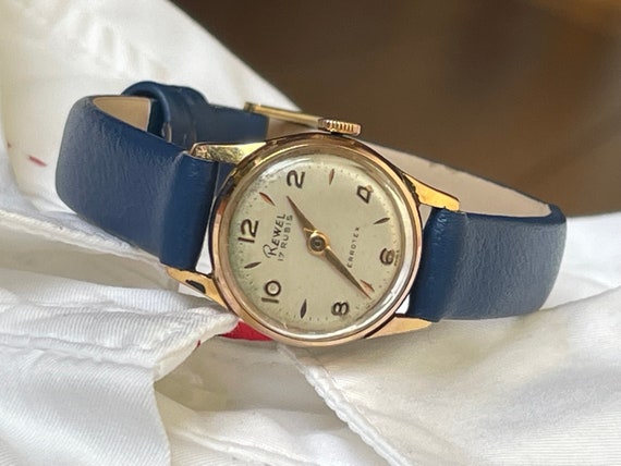 Elegant 1960 Vintage Swiss ladies Wristwatch Rewe… - image 2