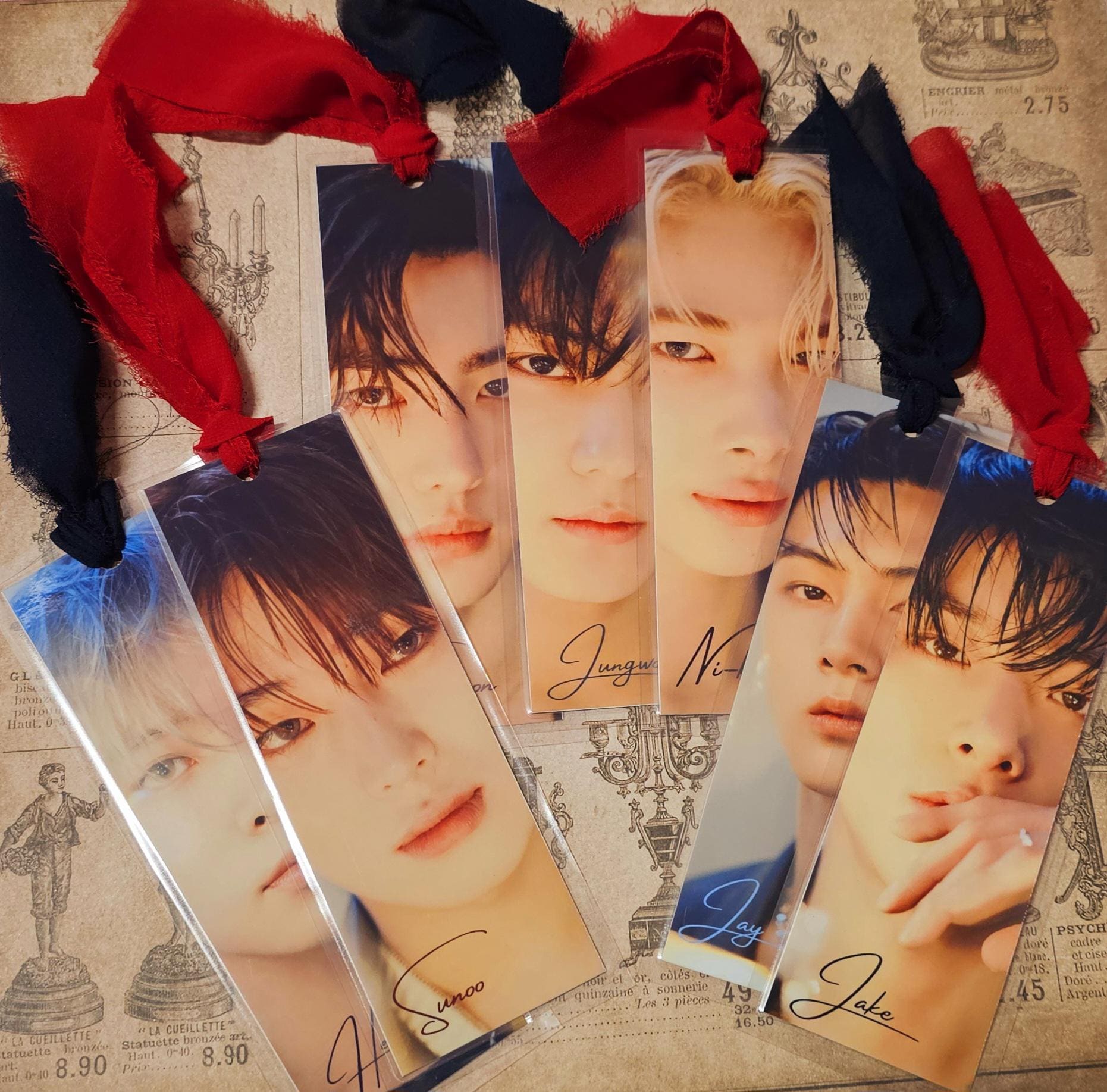 Enhypen Bookmarks - Etsy