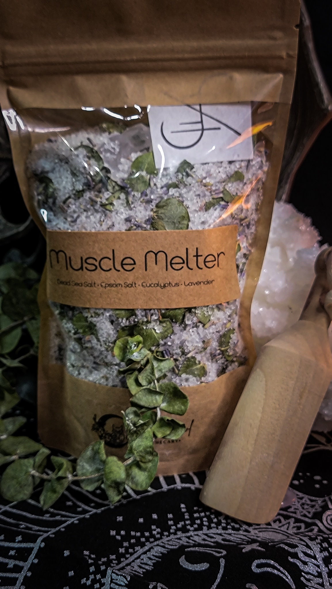 Muscle Melter Bath Soak/ Herbal Bath Soak/ Aromatherapy Bath/ Etsy