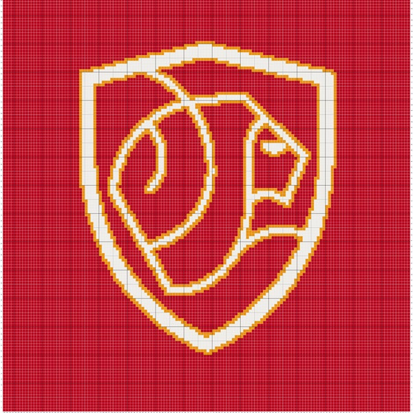 Gryffindor Crochet Blanket Pattern