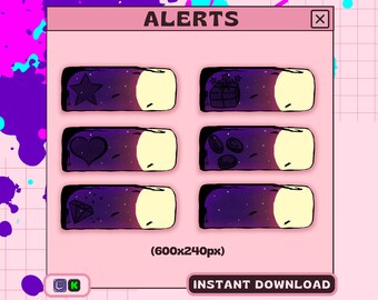 Alertas espeluznantes de Halloween para Twitch, Kick, Discord, YouTube / Notificaciones de transmisores / Kit de transmisión de Halloween