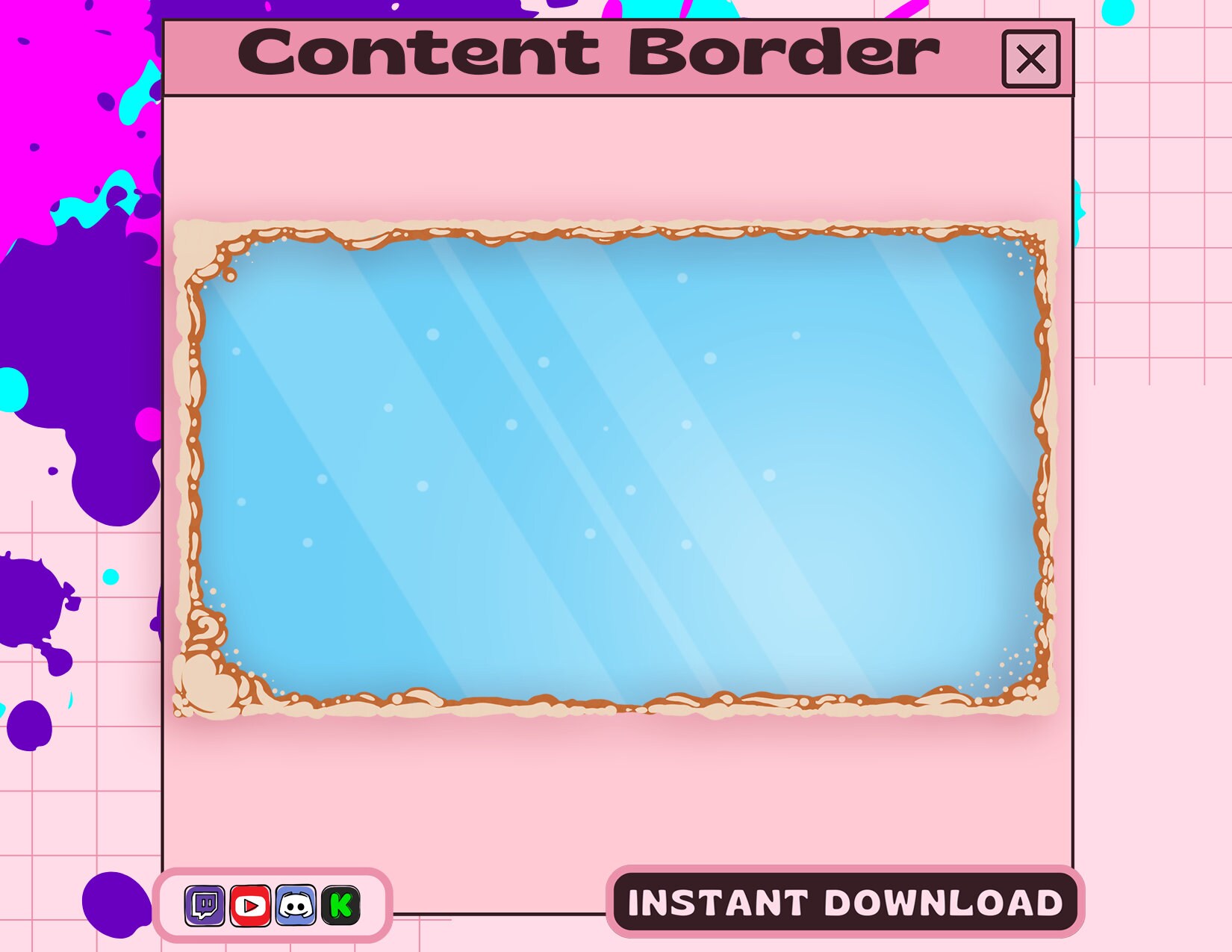 Coffee Streamer Bundle | Coffee Streaming Graphic |twitch Graphics ...