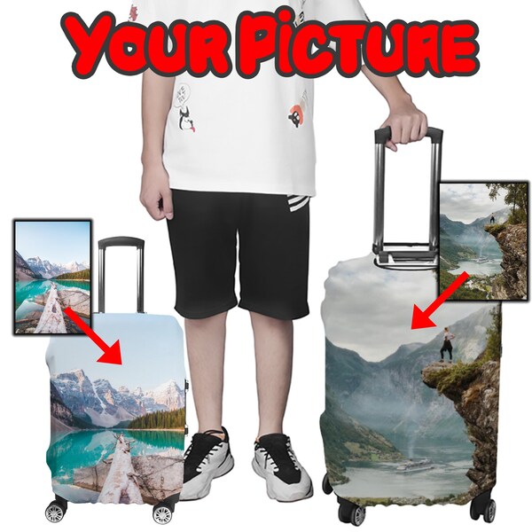 Custom Luggage Covers Etsy