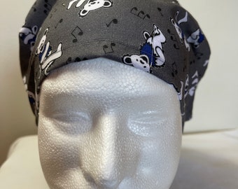 Grateful  Dead Dancing bears  Surgical Scrub Cap.