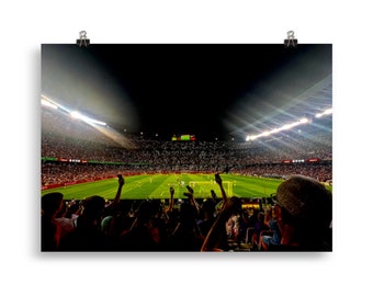 Enhanced Matte Paper Poster of The Camp Nou