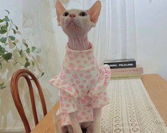 Sphynx Haarlose Katzen Kleidung, Super weicher Kätzchen Pullover, Bambino Devon Rex Sphynx Katzen Kleidung