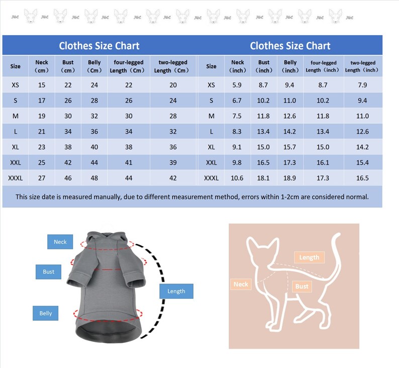 Sphynx Cat Clothes - Hairless Cat Sweatshirt Warm Vest For Devon Rex & Peterbald Cats