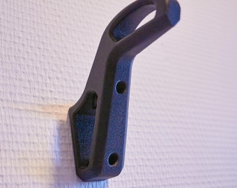 Motorcycle & Bike Helmet Wall Mount - Carbon Fiber
