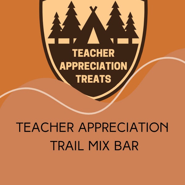 Teacher Appreciation Trail Mix Etsy