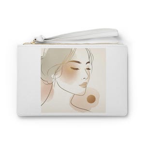 Clutch Bag -Face Silhouette