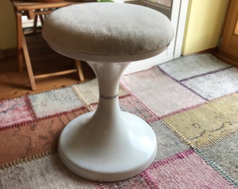 Vintage 1960's Mushroom Stool - Jurček designed by  Finžgar and Zorman for Meblo Nova Gorica, made in Yugoslavia, Vintage Porcini Stool