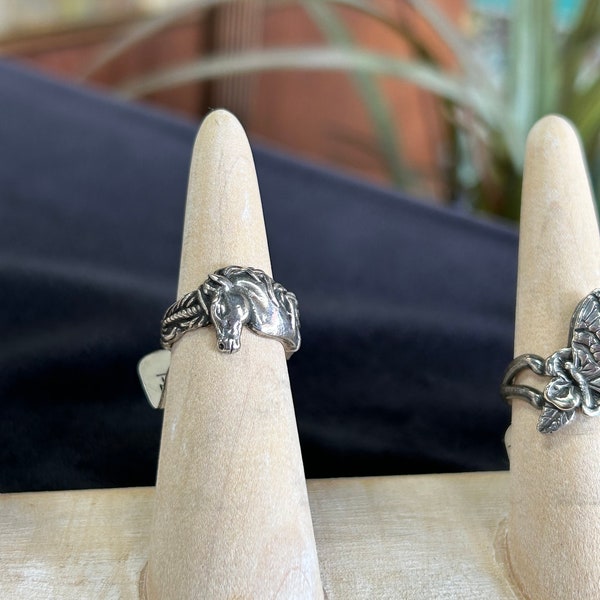 Sterling Silver Women's Unicorn Design Ring