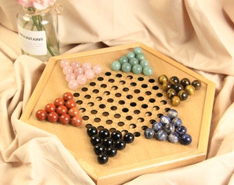 Crystal Chinese Checkers Table Game Strategy Games for Kids Crystal Checkers Birthday Gifts