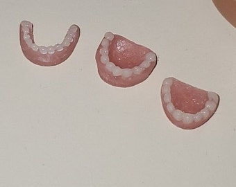 Real Denture Mini boucles d’oreilles