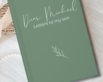 Hard Cover Personalized Journal to Son