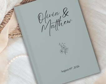 Diario di fidanzamento, regalo per matrimonio, cancelleria per fidanzamento, diario personalizzato per la futura sposa, regalo per addio al nubilato, regalo per l'organizzazione del matrimonio