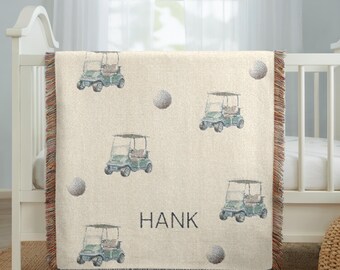 Personalized Golf Baby Blanket