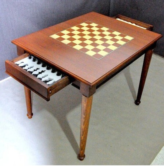 60+ Open Chess Board With Chess Wooden Pieces Stock Photos