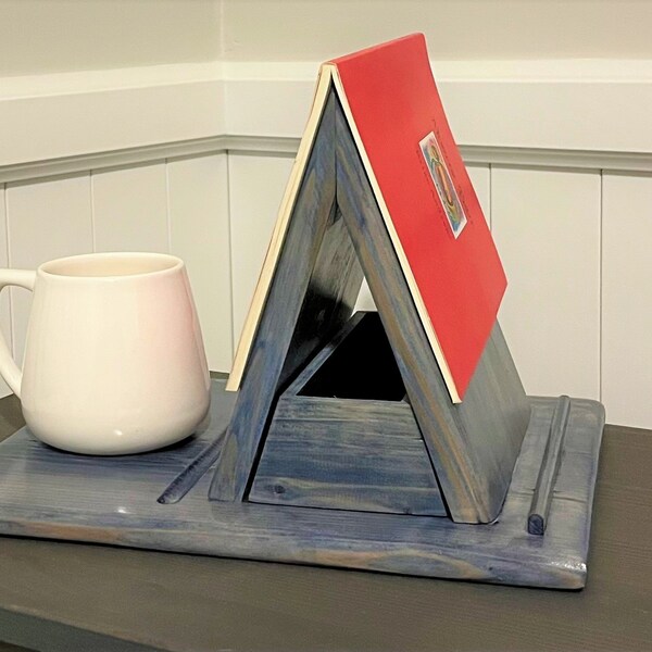 Triangle Book Rest Etsy