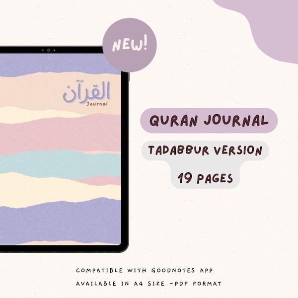 Pastel Quran Journal