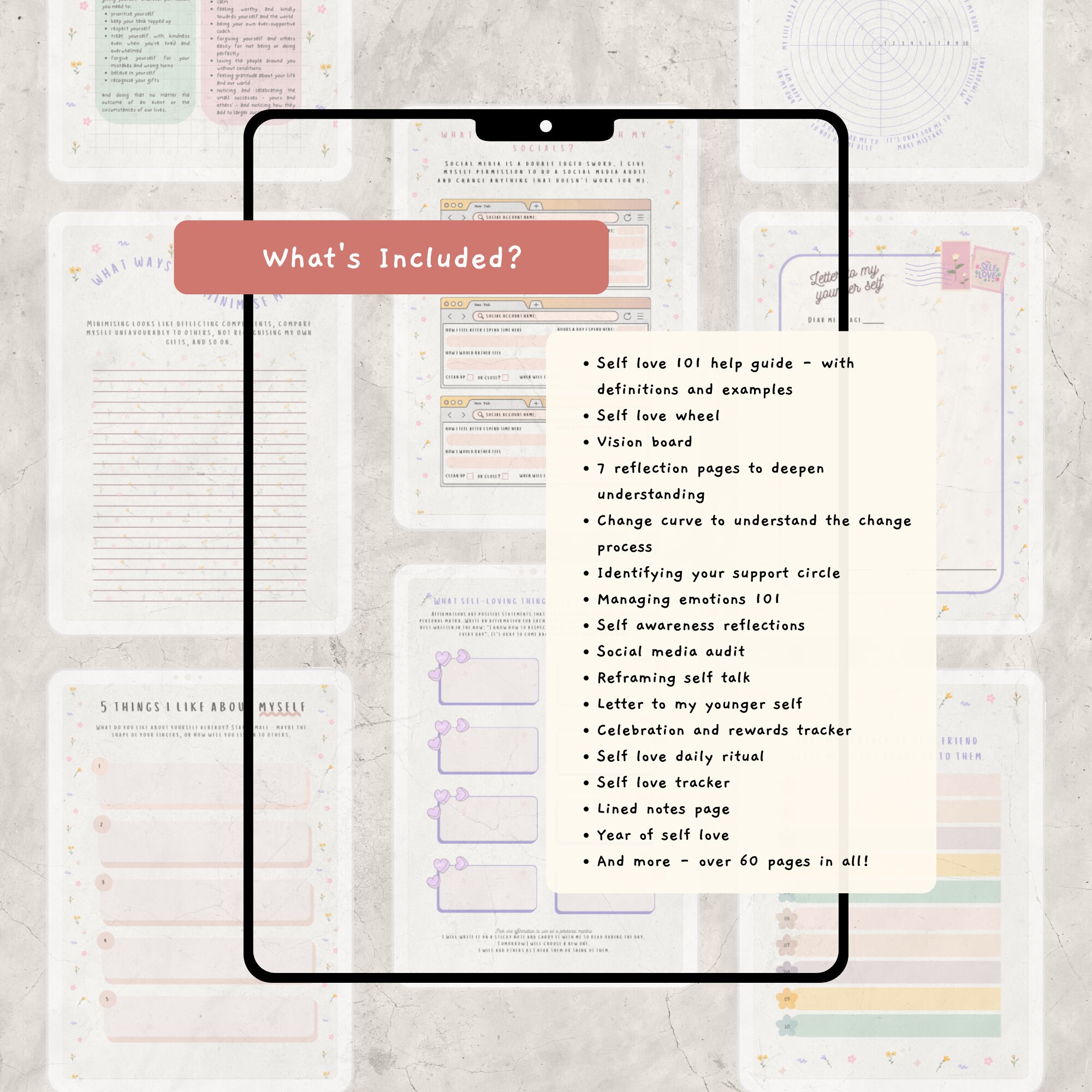 Printable Self Love Workbook Self Love Journal - Etsy
