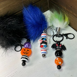 Holiday Beaded Keychain