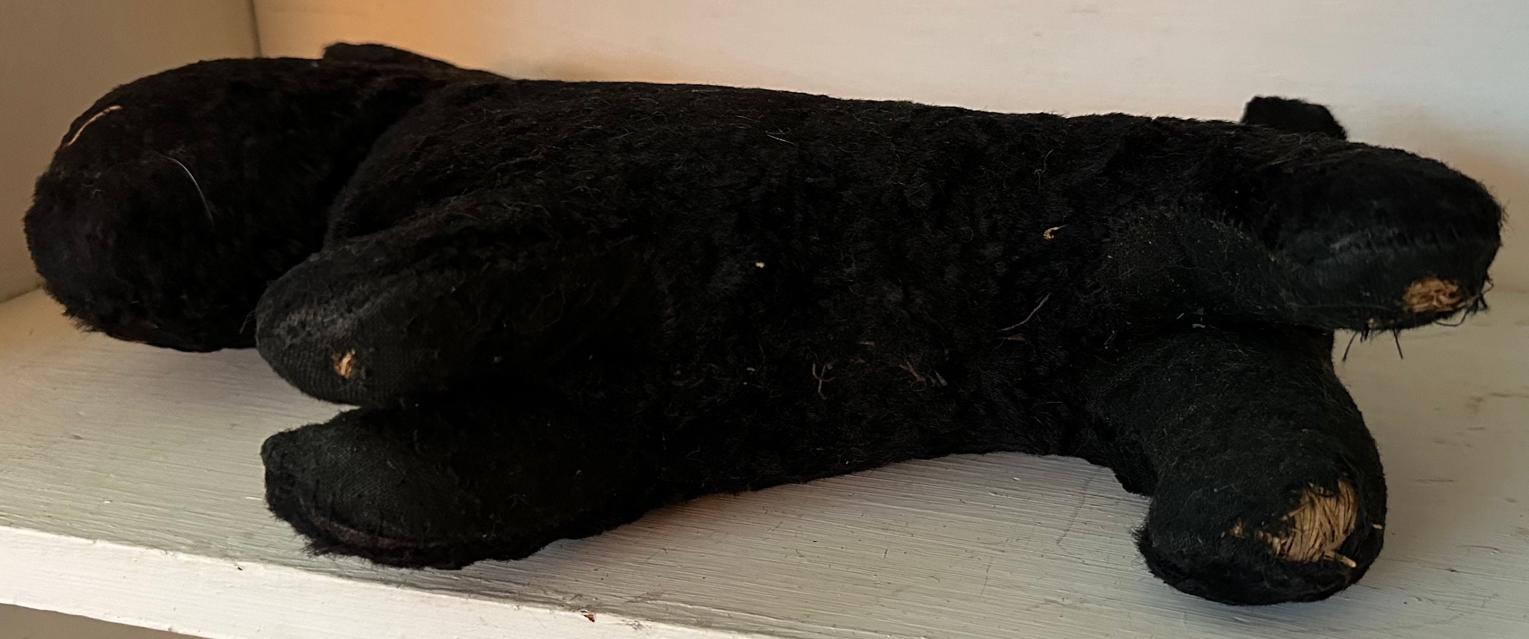 Vintage Straw Stuffed Scotty Dog - Etsy