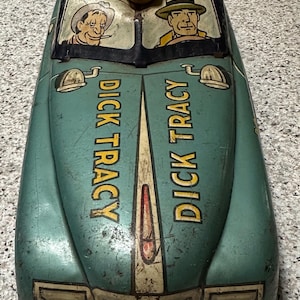 Dick Tracy Squad Car No. 1 Tin Toy