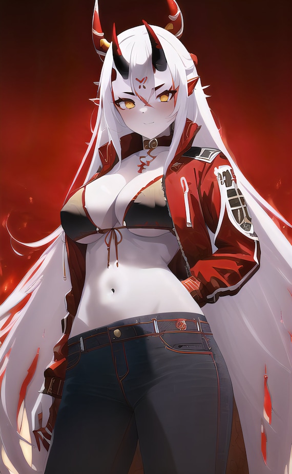 Anime Female 少女向けアニメ Demon Drawing, Anime, Anime, Female png | PNGEgg