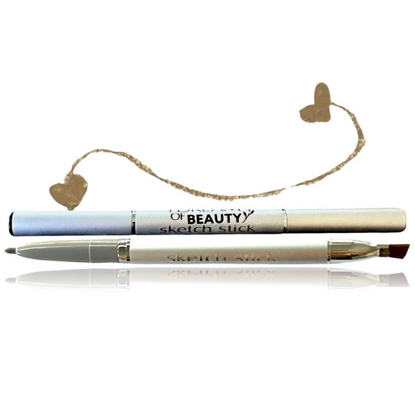 Sketch Stick Brow Pencil - Retractable With A Dual Sided Bristle Brush and Refill Options