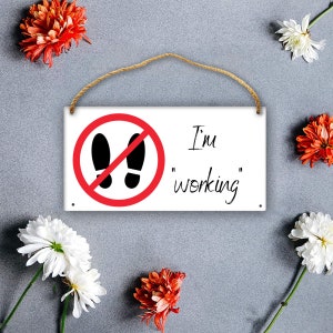 funny don&#39;t disturb office sign