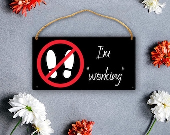 funny don't disturb office sign