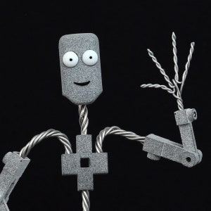 Stopmotion Bones: Hinge Wire Armature (Pre-Made)