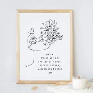 Be the energy you want to attract // printable art // motivational quote // law of attraction // feminine energy