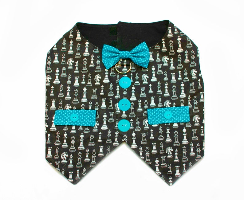 Chess Print Dog Vest image 1