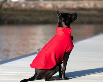 Classic Red Pet Fleece Jacket