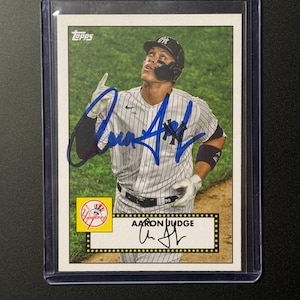 Aaron judge signed card - Etsy 日本