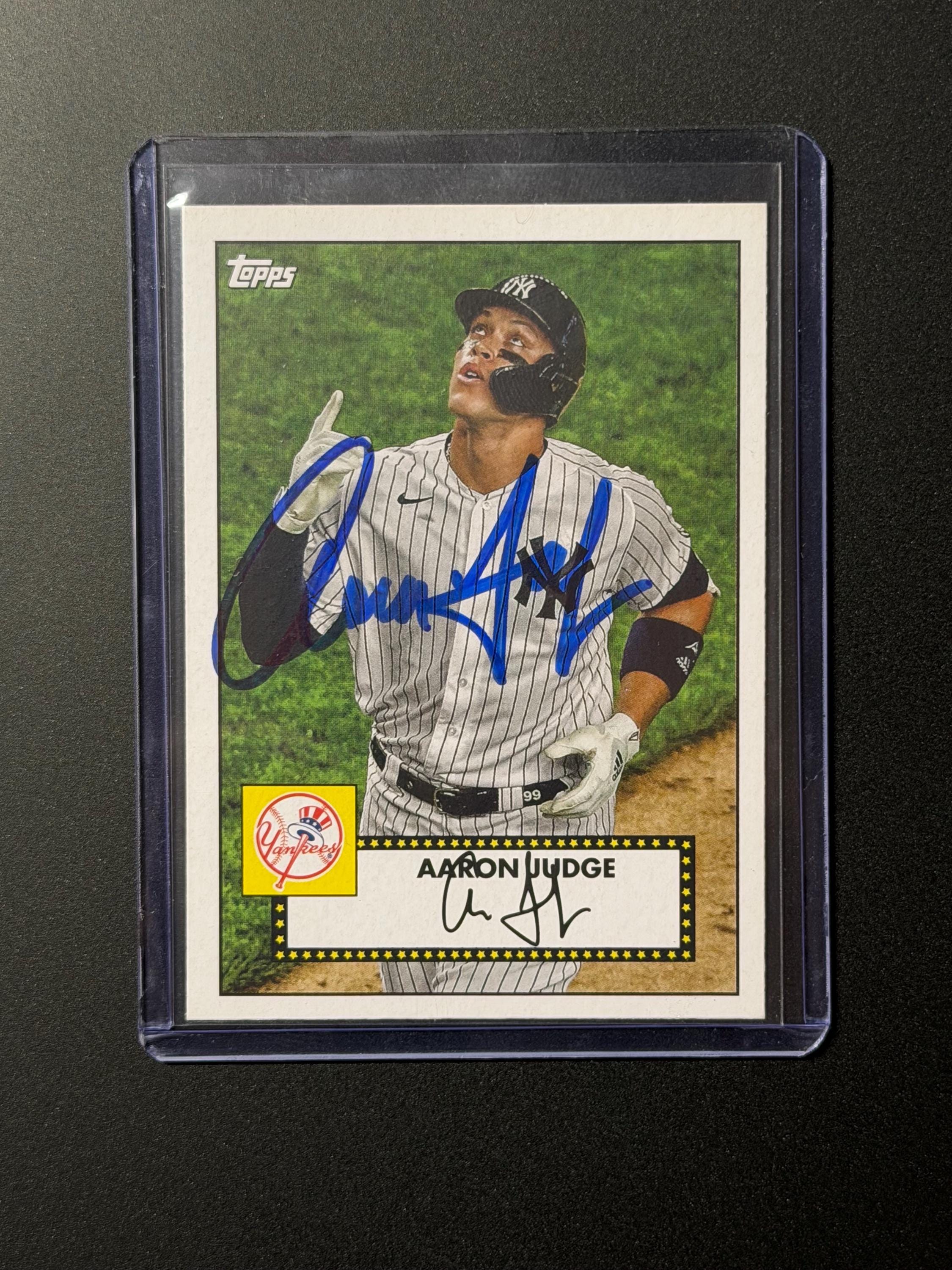 Aaron judge signed card - Etsy 日本