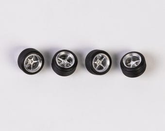 870 Chrome 5 Spoke &quot;Cragar&quot; Style Wheels