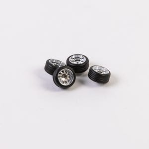 816 Chrome "Rucci" Style Low Profile Wheels 12MM