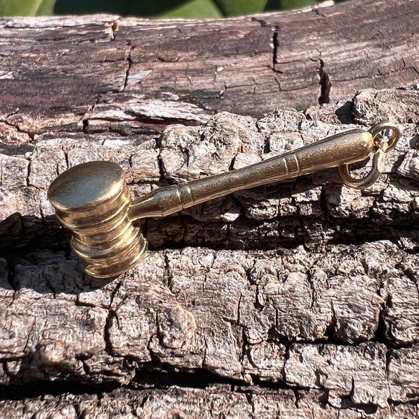 Gavel Necklace Etsy